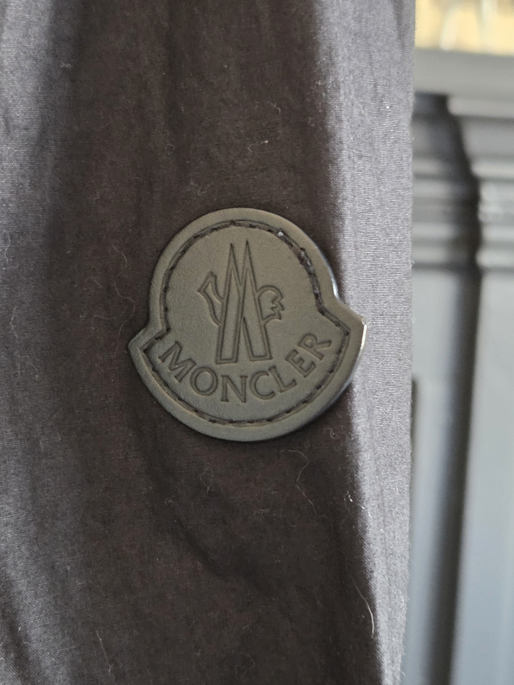 Moncler Black Ruffled Button-Down Shirt - Picture 5 of 7